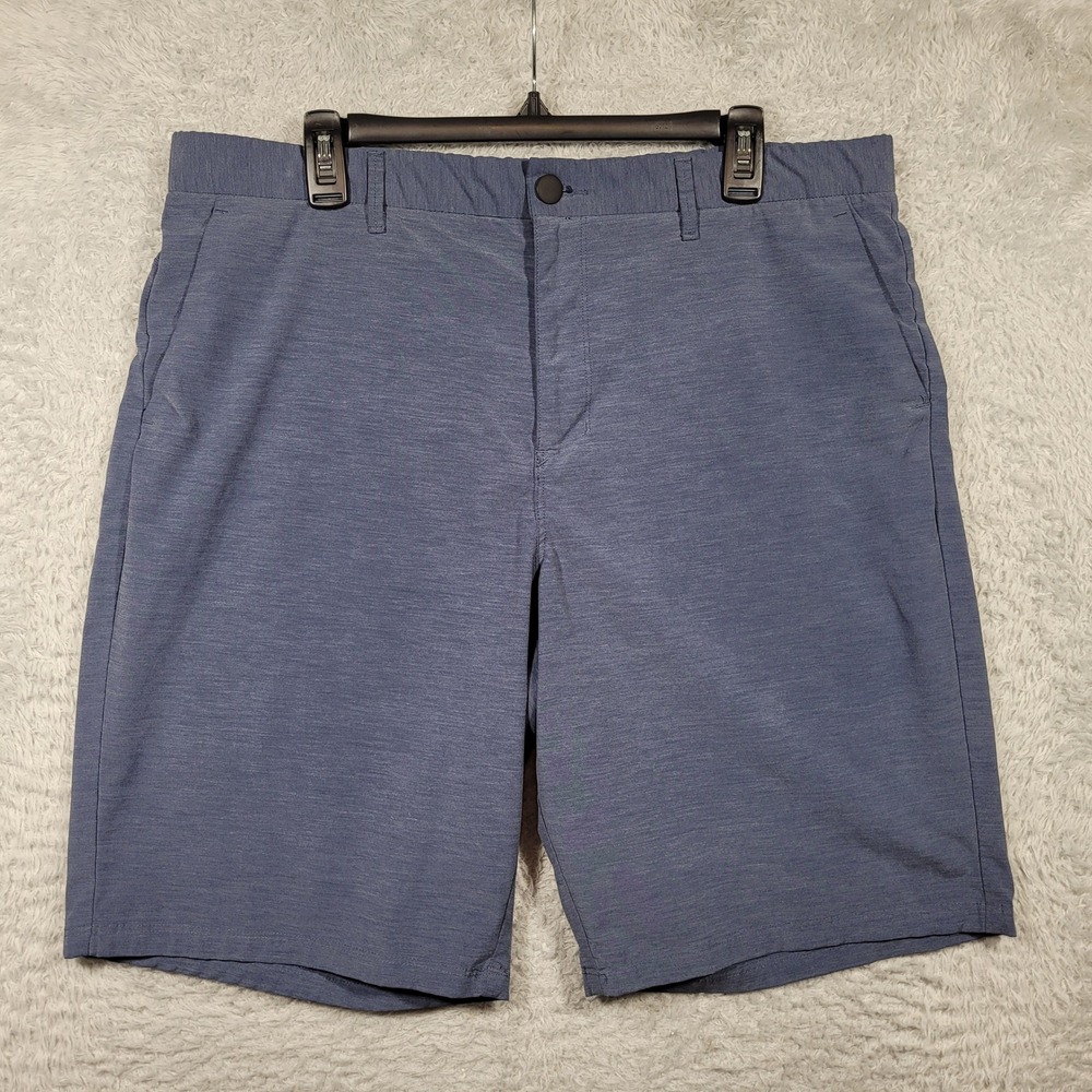 Athlux Performance Golf Shorts Mens 38 Blue Active Casual Lightweight 38x10